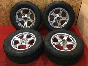 ランクル等に!! KEELER 18×8J OFF52 PCD150 5穴 285/60R18 ブリヂストン VM-V3 冬タイヤ 2020年製 売切!!