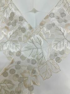 新品未使用品 着物 刺繍半衿 シルエリー 豪華 訪問着 振袖 留袖 日本製 全国送料無料 クリックポスト発送