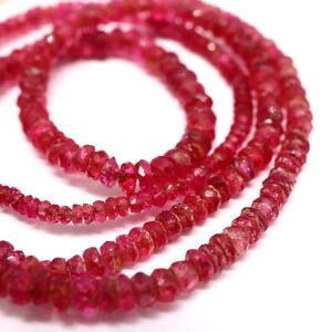 SALE品!!1円〜!!人気商品!!注目!!23.45ct!!!!▲K18 天然ルビーネックレス▲J 約4.9g 約42.0cm ruby necklace jewelry EA2/EA5 C271