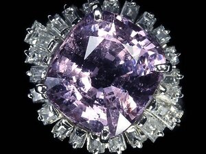 8IVL14457SS【売り切り】新品【RK宝石】《Spinel》極上ピンクスピネル 特大5.49ct!! 極上ダイヤモンド 0.93ct Pt900 超高級リング ダイヤ