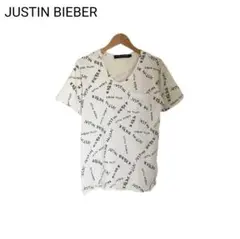 JUSTIN BIEBER　Tシャツ　MUSIC TEE　胸ポケット付　Lサイズ