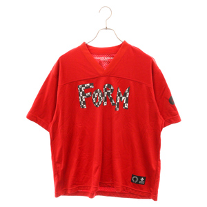 CHROME HEARTS クロムハーツ ×MATTY BOY PPO FORM TEAM MESH WARM UP JERSEY TEE マッティボーイ メッシュ半袖Tシャツ レッド