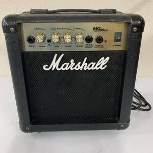 【E-2】 Marshall MG10CD ギターアンプ 通電確認済 キズあり 汚れあり マーシャル 中古品 1599-27