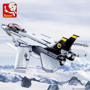 404個 F-14 トト ムキャッ戦闘機 ル ビルディングモデ ブロック ■ LEGO 互換 航空機 飛行機 戦争 クリエーター 模型 パズル uz-2443