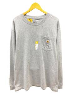 Carhartt (カーハート) Workwear LS Pocket T-Shirt ロンT 長袖Tシャツ K126 XL グレー HEATHER GRAY メンズ/025