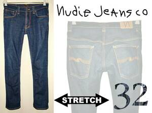 Nudie Jeans 【ストレッチ】 W32 (実81cm) TAPE TED【管7-1】送料￥１８５