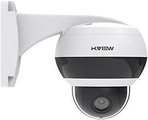 【新品送料無料】H.View PTZ防犯カメラ 5X光学ズーム 赤外線 防犯カメラ 500万画素 POE ネットワークカメラ 監視