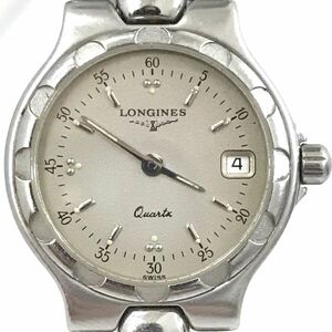 美品 LONGINES ロンジン Conquest コンクエスト 腕時計 クオーツ アナログ ラウンド カレンダー コレクション 2針 電池交換済 動作確認済