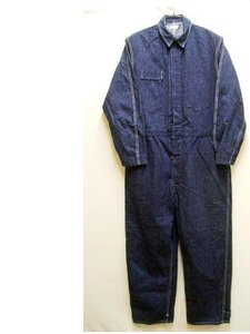 即決[40]美品 DUCK DIGGER 1094 17AW ツナギ ジャンプスーツ オールインワン WAREHOUSE ダックディガー 濃紺 デニムパンツ■R395