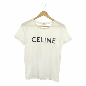 CELINE / セリーヌ | 2X314916G / ロゴ クルーネック Tシャツ | S | ホワイト | レディース