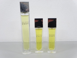 3点セット まとめて 残量9割以上 GUCCI グッチ ENVY エンヴィ 50ml 30ml オードトワレ EDT 香水 フレグランス