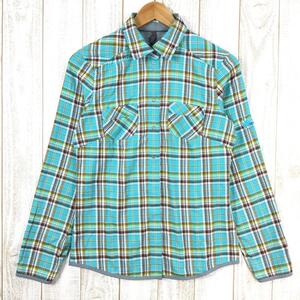 WOMENs S マムート アスコナ シャツ Ascona Shirt フランネル ネルシャツ MAMMUT 1030-02060 ブルー系