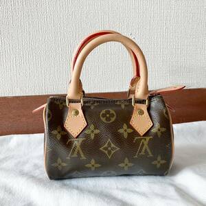 超美品●ルイヴィトン 1899 LOUIS VUITTON ●ミニスピーディ M41534 TH1025 ハンドバッグ ミニバッグ ポーチ 2way モノグラム 