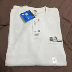 UNIQLO KAWS スウェットシャツ オフホワイト L