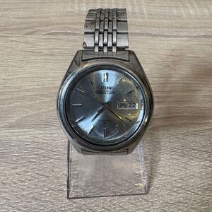 1円〜 稼動品 SEIKO セイコー 5アクタス シルバー文字盤 7019-7060 メンズ腕時計 5ACTUS 自動巻き