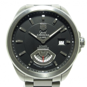 TAG Heuer(タグホイヤー) 腕時計 グランドカレラ キャリバー6 WAV511A.BA0900 メンズ SS/裏スケ 黒