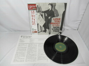 KN2701/レコード盤/LP/ニューヨーク/NEW YORK/ラブ・ユー・マッドリィ/LOVE YOU MADLY/帯付/ライナー付/中古品/現状渡し/