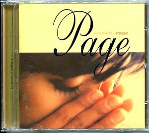 K-POP ペイジ Page CD／Love Is Blue 2002年 韓国盤