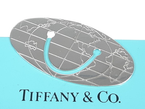 ティファニー　TIFFANY　地球儀　ブックマーカー　しおり　クリップ　シルバー925　YAS-4444