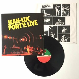 ☆歌詞カード付☆【LIVE　JEAN-LUC PONTY】【ライブ　ジャン=リュック・ポンティ】　全8曲　LPレコード