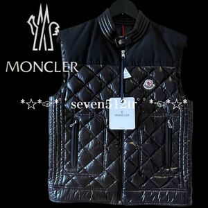 新入荷・本物新品 43556126 MONCLERモンクレール/3(日本サイズXL相当)超人気 JEUNET GILETダウンベスト 凄くカッコイイ