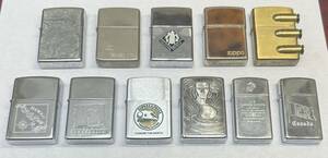 【ジャンク】ZIPPO ジッポ ライター 11個セット まとめセット※石無し、オイル切れ※着火及び動作未確認※