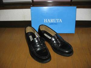 ★学校指定のHARUTA（ハルタ）ARVINのローファー黒24.5cm★