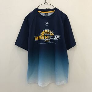 EI707 VAYoreLA 栃木 宇都宮 ブレックスカップ 半袖スポーツウェア Tシャツ 紺 メンズ M