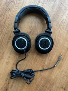 ヘッドバンドに摩耗あり｜Audio-Technica ATH-M50S スタジオモニターヘッドホン (動作良好)