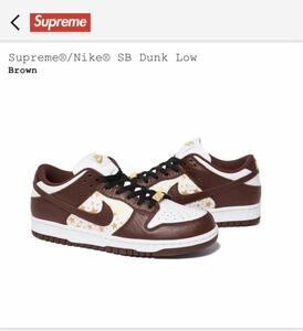 27.5cm 国内正規 21SS SUPREME x NIKE SB Dunk Low Brown US9.5 27.5cm シュプリーム ブラウン ナイキ ダンク 茶色