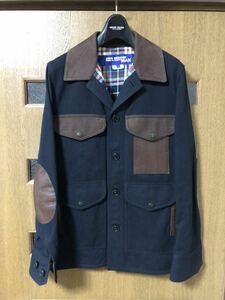 JUNYA WTANABE ジュンヤワタナベ ジャケット レザー チェック デニムジャケット