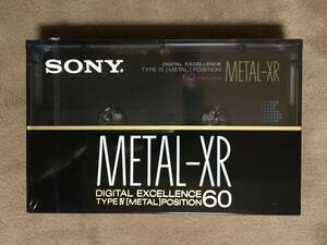 【 送料無料！!・希少な未開封品！】★SONY ソニーメタルポジションカセットテープ◇METAL-XR 60◇TYPE Ⅳ★