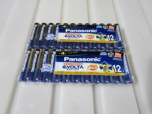 ☆注目 必需品 新品未開封 パナソニック(Panasonic) EVOLTA エボルタ乾電池 単4形 12本×2 24本(*^^)v☆