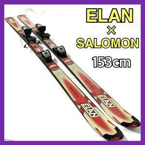 ELAN エラン スキー 板 約153cm PROCARVE MBC TRNSFORMER & ビンディング SALOMON 500 セット