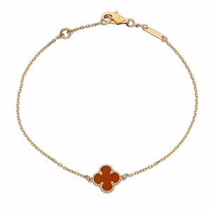 VanCleef&Arpels ヴァンクリーフ＆アーペル スウィート アルハンブラブレスレット VCARN59K00 カーネリアン K18 PG