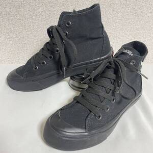 VANS バンズ ハイカット スニーカー キャンバス CLASSIC SKOOL クラシックスクール 559518-0001 ブラック 22.5cm ＊66