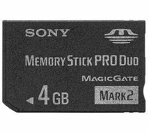 中古PSPハード メモリースティック Pro Duo Mark2 4GB