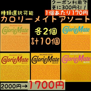 えらべる カロリーメイト 10個セット (170円/1箱) 賞味期限2024.11以降 ゆうパケットポスト匿名配送(不在時でも受取可能)