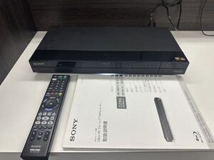 K208-X2-1090 2020年製 SONY ソニー ブルーレイ・ディスクレコーダー BDZ-FBW1000 現状品①