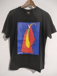 90s ピーターマックスプリントTシャツ アート サイケ M giant