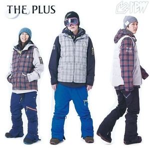 【ART-TEX】REW THE DOWN VEST PLUS ジャケット TARTAN CHECK／E-SAND　サイズS　ベスト脱着可