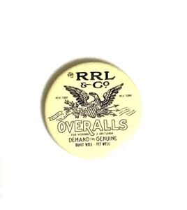 RRL DOUBLE RL 缶バッジ③