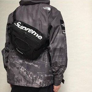 ☆ 17SS Supreme シュプリーム Waist Bag ウエストバッグ ショルダーバッグ ボディーバッグ バッグ box logo ボックスロゴ ブラック黒/GGSE