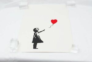 希少 WCP Banksy バンクシー GIRL WITH RED BALLOON リプロダクション 風船と少女 シルクスクリーン プリント 現代アート 限定品