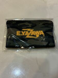 新品未使用 矢沢永吉 E.YAZAWA 迷彩柄ポーチ 当時物