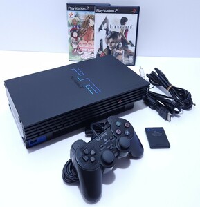 美品/動作品 PS2 本体 コントローラ プレステ2 PlayStation2 SCPH-39000RC,ゲームソフト,メモリカード希少品レトロゲーム(G-38)