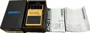 極美品　BOSS AC-3 アコースティックシミュレーター AcousticSimulator エフェクター ボス AC3 ギター