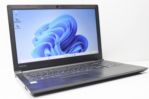 ノートパソコン Windows11 中古 東芝 Dynabook B65 大画面 15.6インチ 第8世代 Core i3 SSD256GB メモリ4GB カメラ 10キー