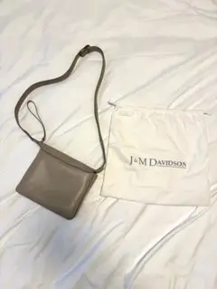 J&M DAVIDSON　グレージュ　バッグ