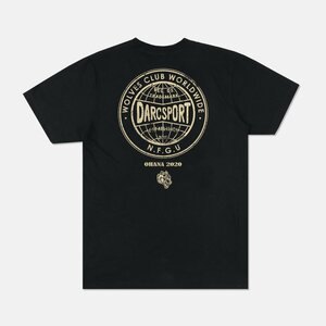 Darc Sport OHANA Wolves Globe Classic Tee Black S ダルクスポーツ オハナ ウルフズ グローブ クラシック Tシャツ ブラック 黒 半袖